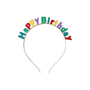 Tiara Happy Bday Metálica