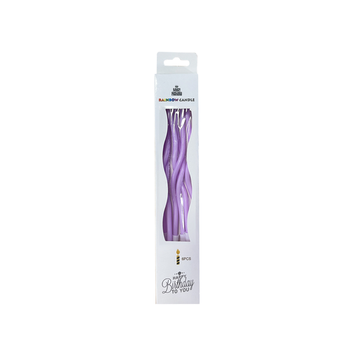 [P08.626058] Velas Curvas Purpura 6pz