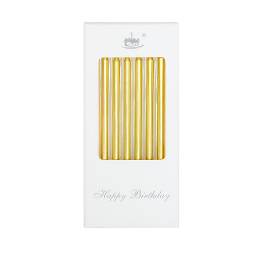[P08.626026] Velas Metalicas Doradas
